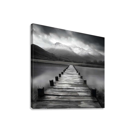 Black and White Landscape Photography| Monochrome Mountain Photography| Distant Heights