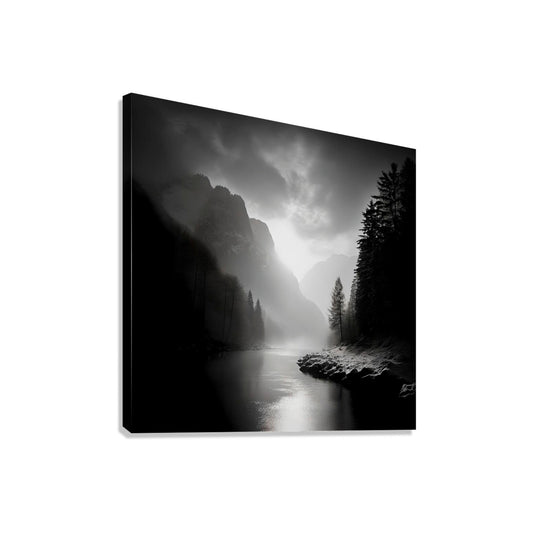 Black and White Landscape Photography| Monchrome Mountain Landscape| Thru the Mountains