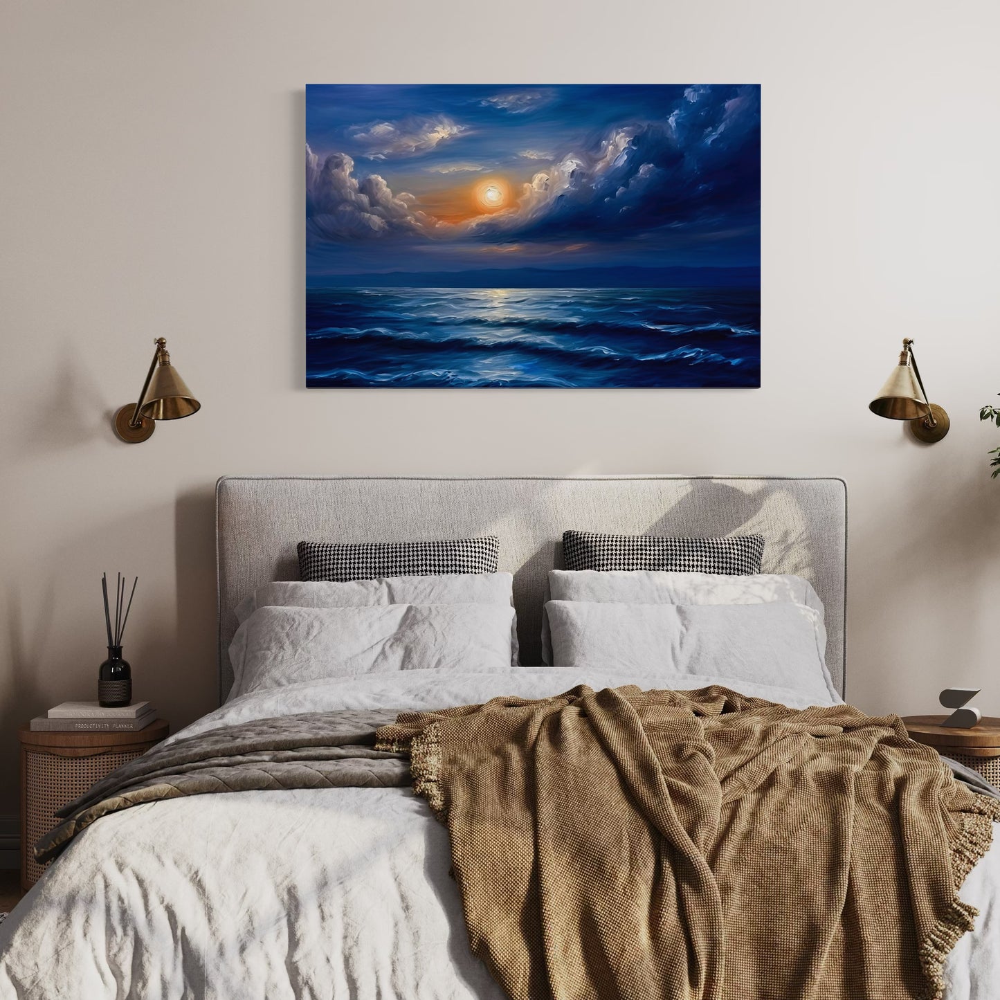 Canvas Print Blue Seas Landscape