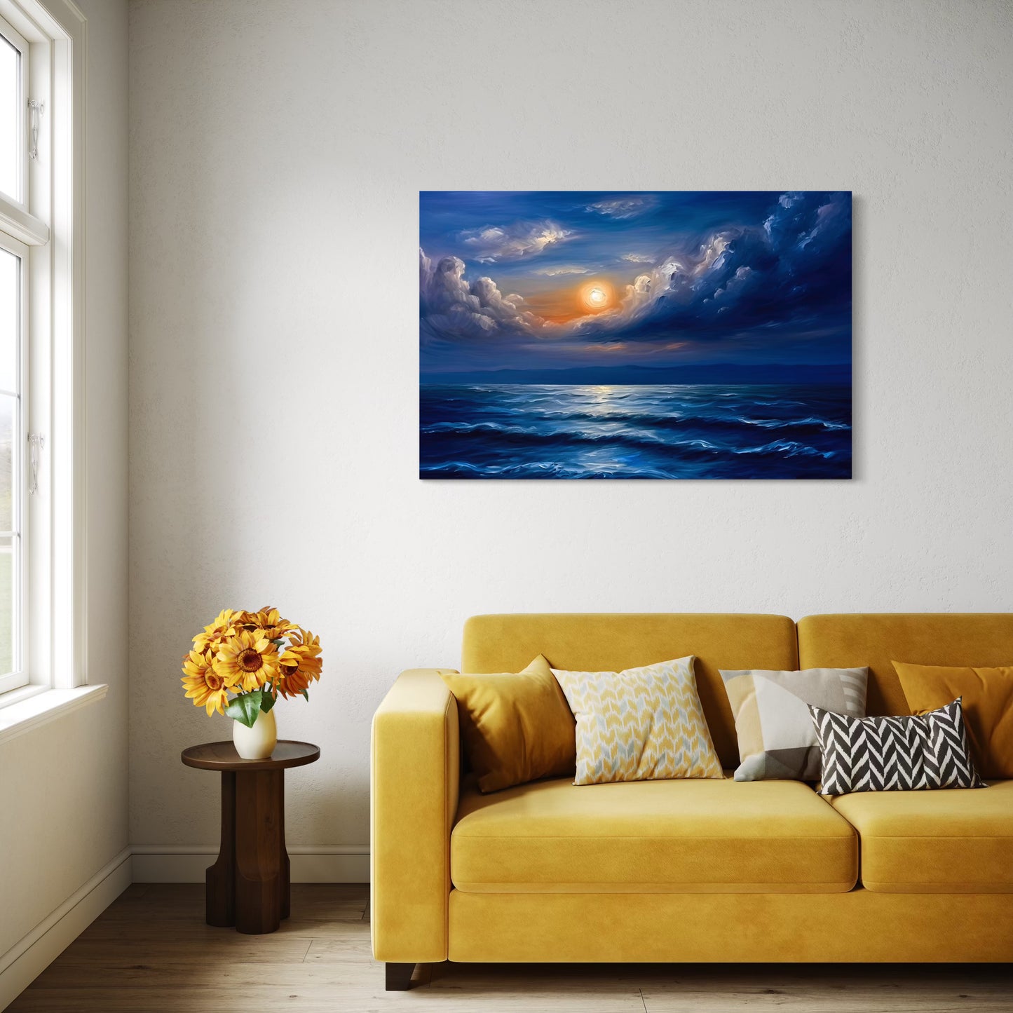 Canvas Print Blue Seas Landscape