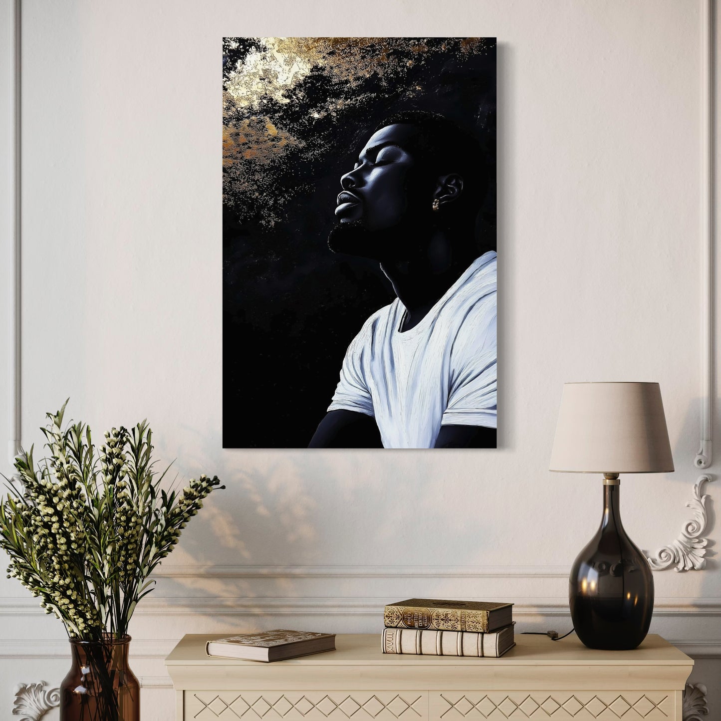 The Essence Of Grace– Black Male Portrait Artwork by Harwood & Main
