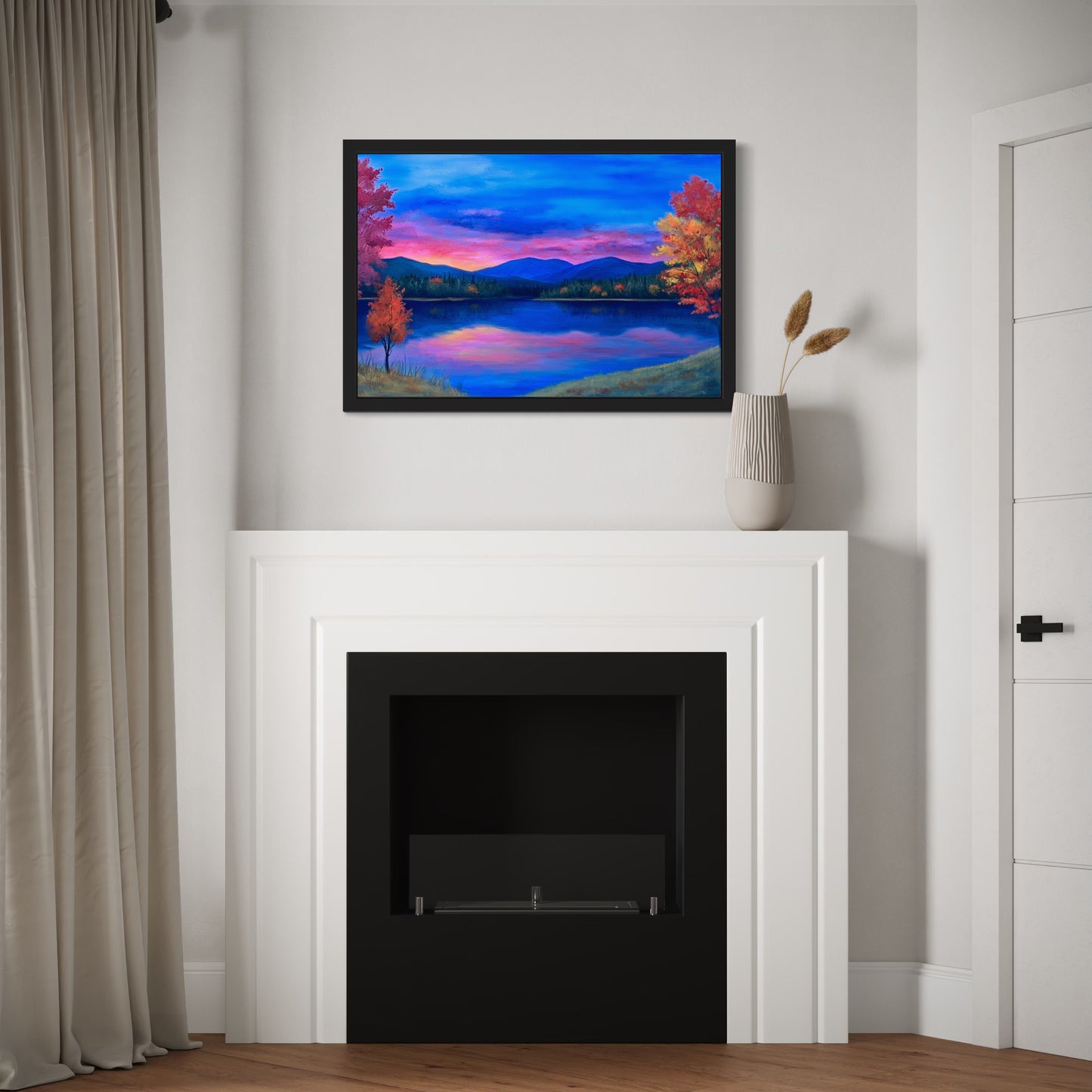 Lake Serene– Tranquil Sunset Landscape Wall Art by Harwood & Main