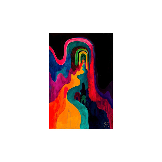 Where To Abstract Painting | Colorful Abstract Fine Art