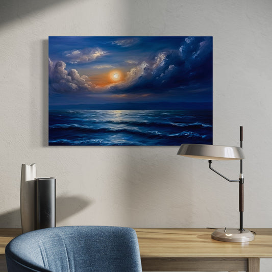 Canvas Print Blue Seas Landscape