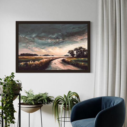 Canvas Wall Art - Winding Road Landscape